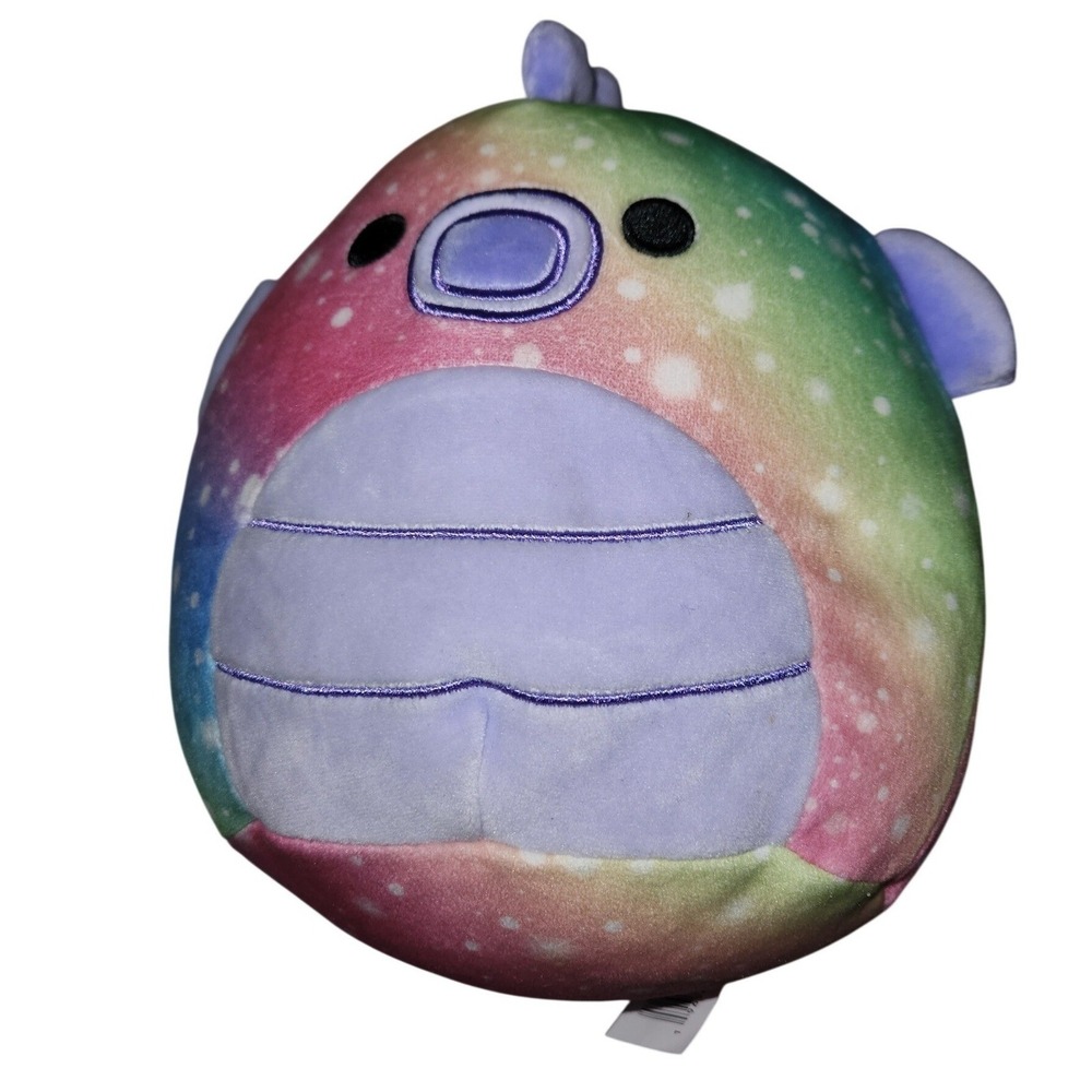 Squishmallows Emerald the Seahorse 8 Inch Rainbow Galaxy Starry Plush Kellytoy